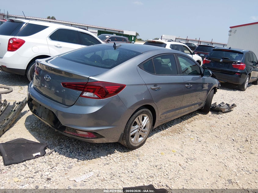 Vin: kmhd84lf1ku825019, lot: 46291393, hyundai elantra sel 20194