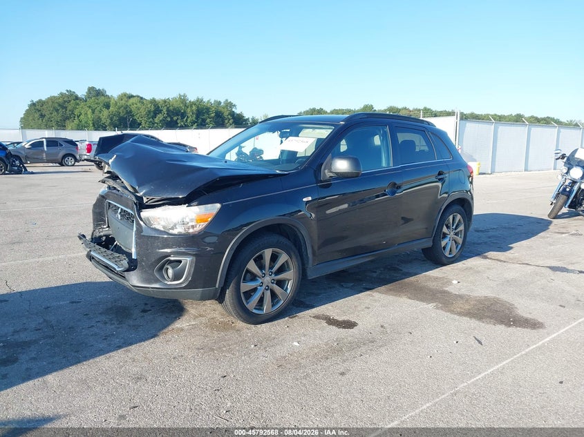 Vin: 4a4ar5au6de025138, lot: 46291399, mitsubishi outlander sport le 20132