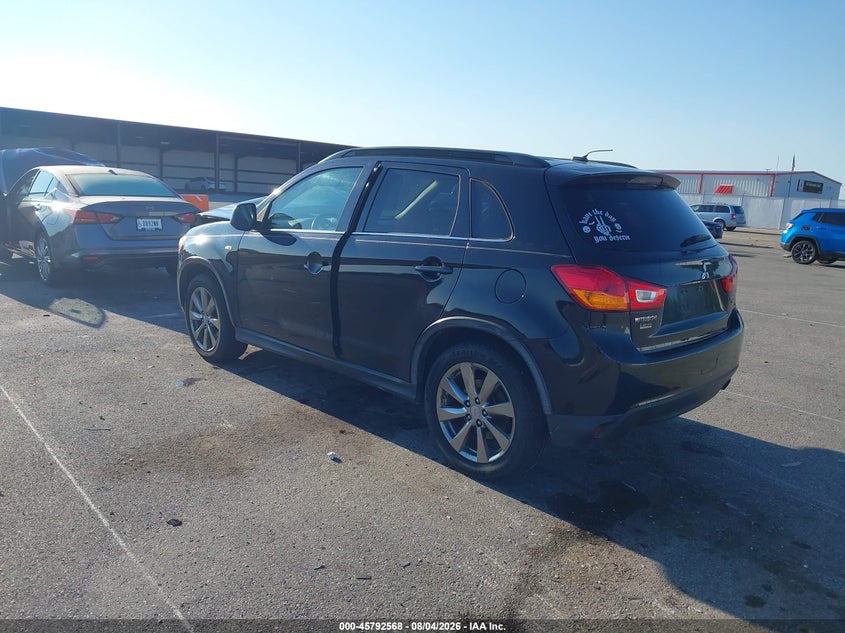 Vin: 4a4ar5au6de025138, lot: 46291399, mitsubishi outlander sport le 20133