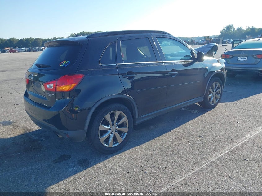 Vin: 4a4ar5au6de025138, lot: 46291399, mitsubishi outlander sport le 20134