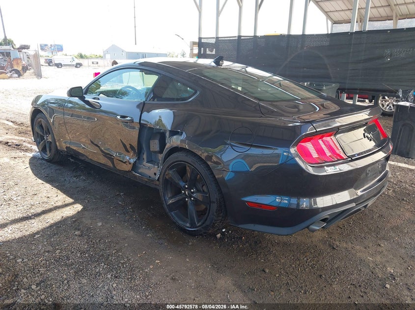Vin: 1fa6p8th9p5101045, lot: 46291409, ford mustang ecoboost fastback 20233
