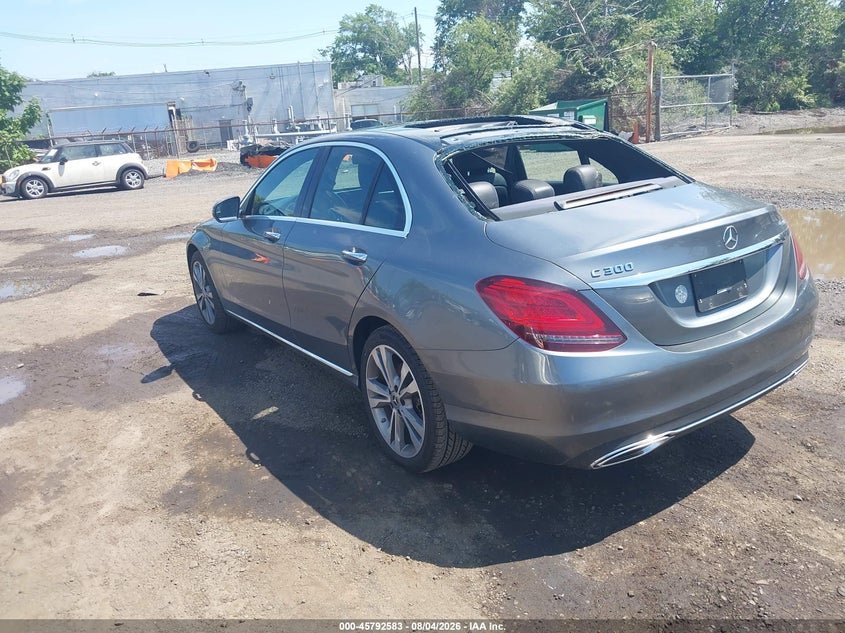 Vin: 55swf8eb3ku284535, lot: 46291414, mercedes-benz c 300 4matic 20193