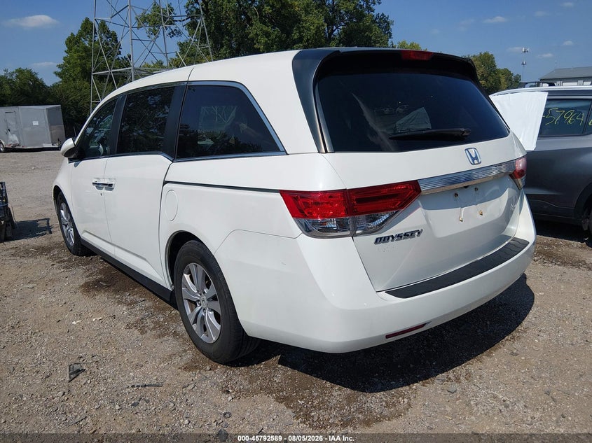 Vin: 5fnrl5h61gb040832, lot: 46291420, honda odyssey ex-l 20163