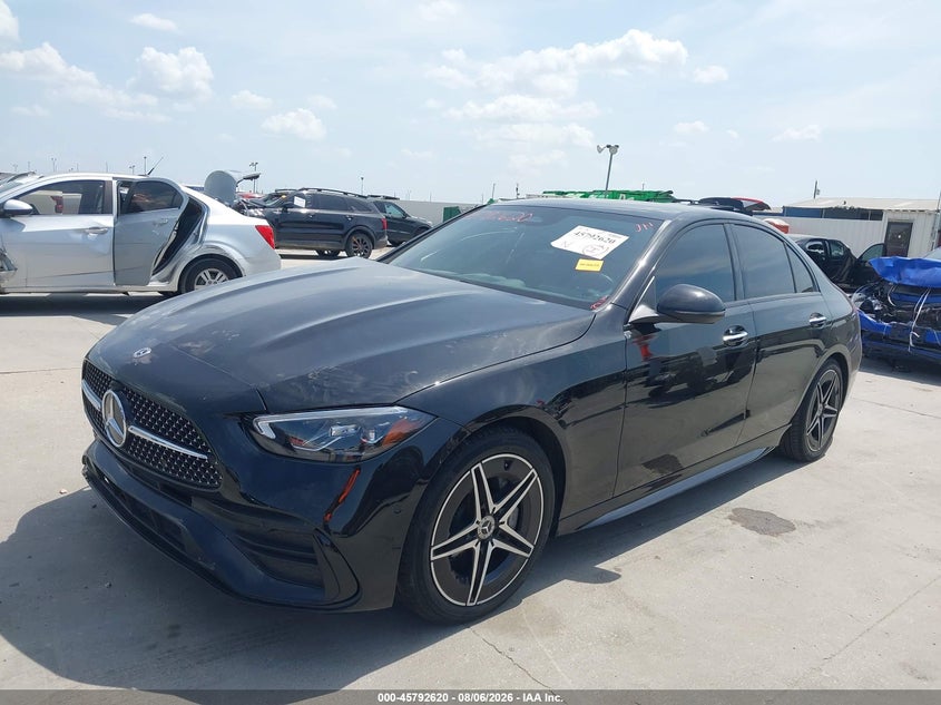 Vin: w1kaf4hb8sr269464, lot: 46291451, mercedes-benz c 300 20252