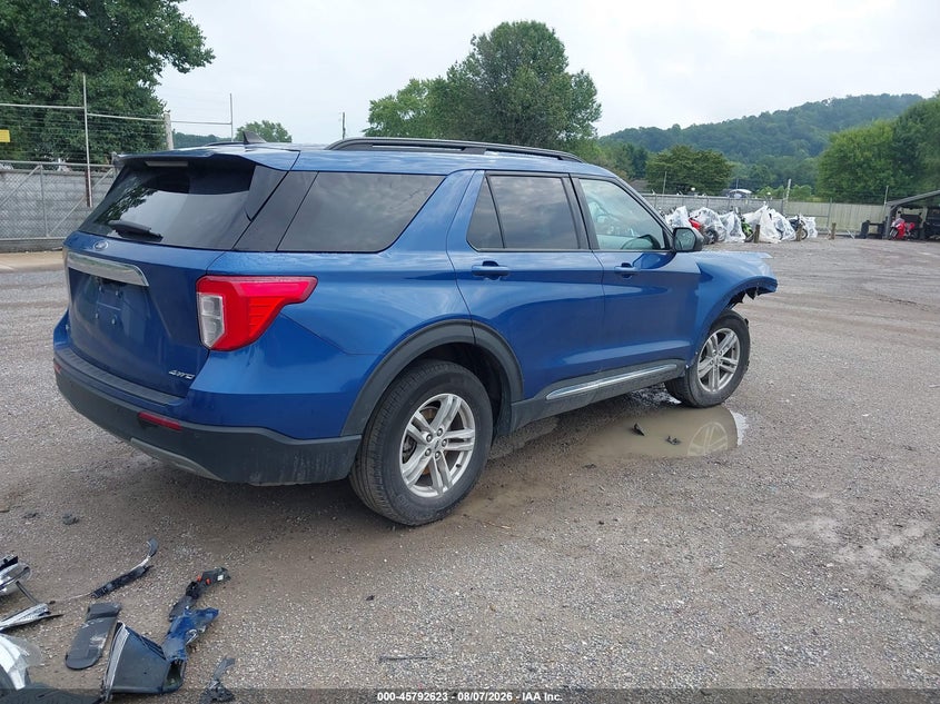 Vin: 1fmsk8dh0mgb77691, lot: 46291454, ford explorer xlt 20214