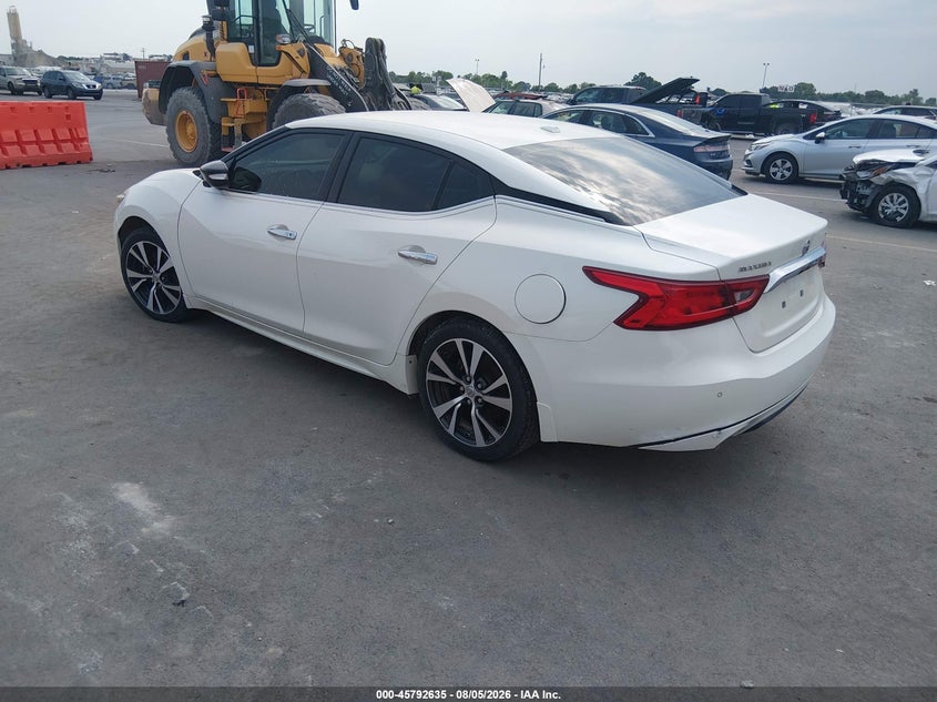 Vin: 1n4aa6ap1gc431817, lot: 46291466, nissan maxima 3.5 sv 20163