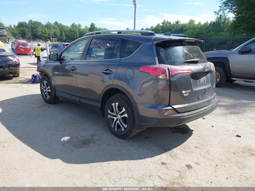 Vin: jtmbfrev6hj115837, lot: 46291481, toyota rav4 le 20173