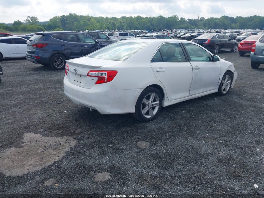 Vin: 4t1bf1fk0du648230, lot: 46291487, toyota camry se 20134