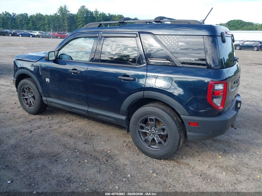 Vin: 3fmcr9b65prd73372, lot: 46291493, ford bronco sport big bend 20233