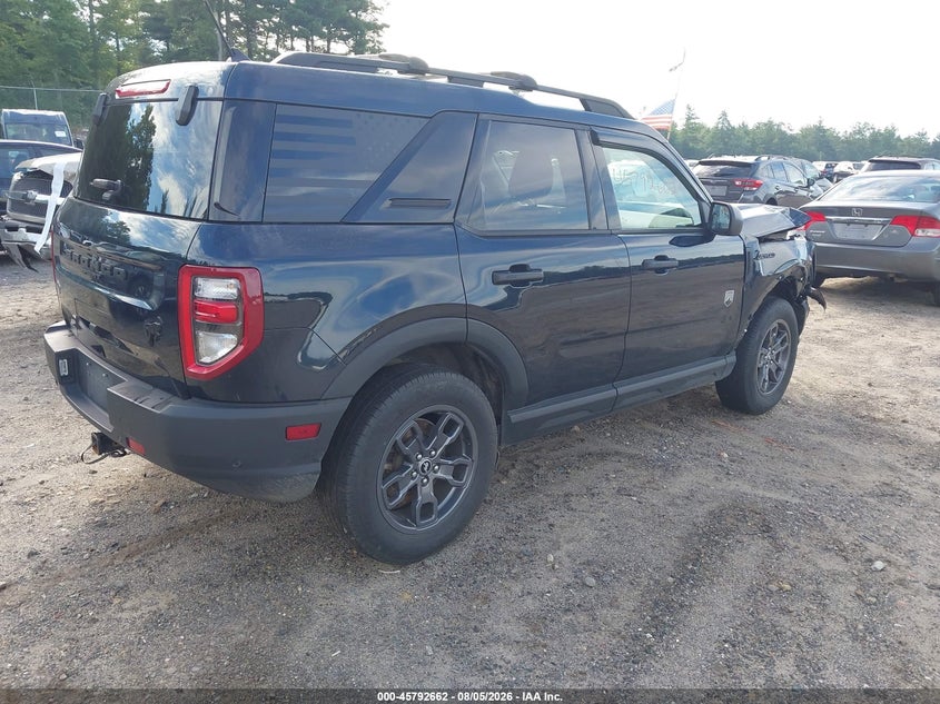 Vin: 3fmcr9b65prd73372, lot: 46291493, ford bronco sport big bend 20234