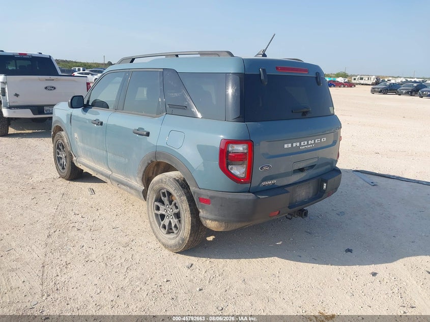 Vin: 3fmcr9b65mra59426, lot: 46291494, ford bronco sport big bend 20213