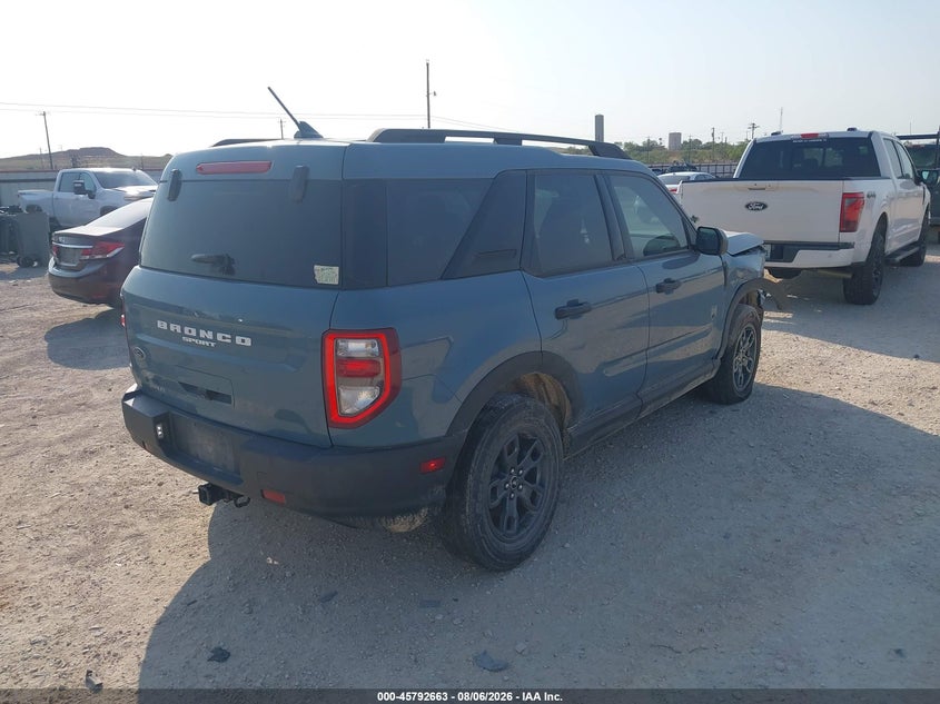 Vin: 3fmcr9b65mra59426, lot: 46291494, ford bronco sport big bend 20214