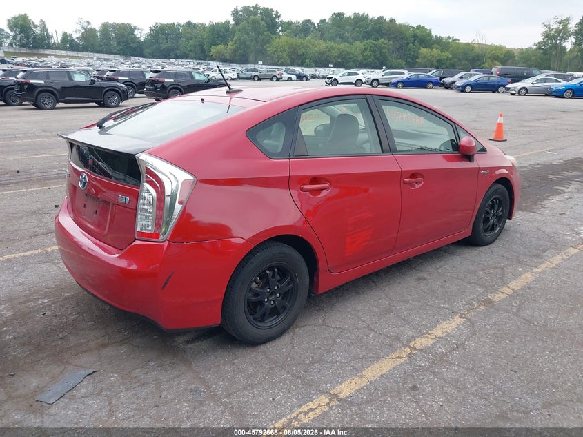 2012 TOYOTA PRIUS HATCHBACK 1.8L I-4 DOHC, VVT, 98HP