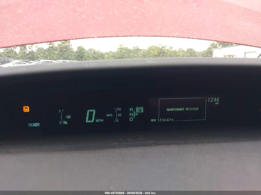 2012 TOYOTA PRIUS HATCHBACK 1.8L I-4 DOHC, VVT, 98HP