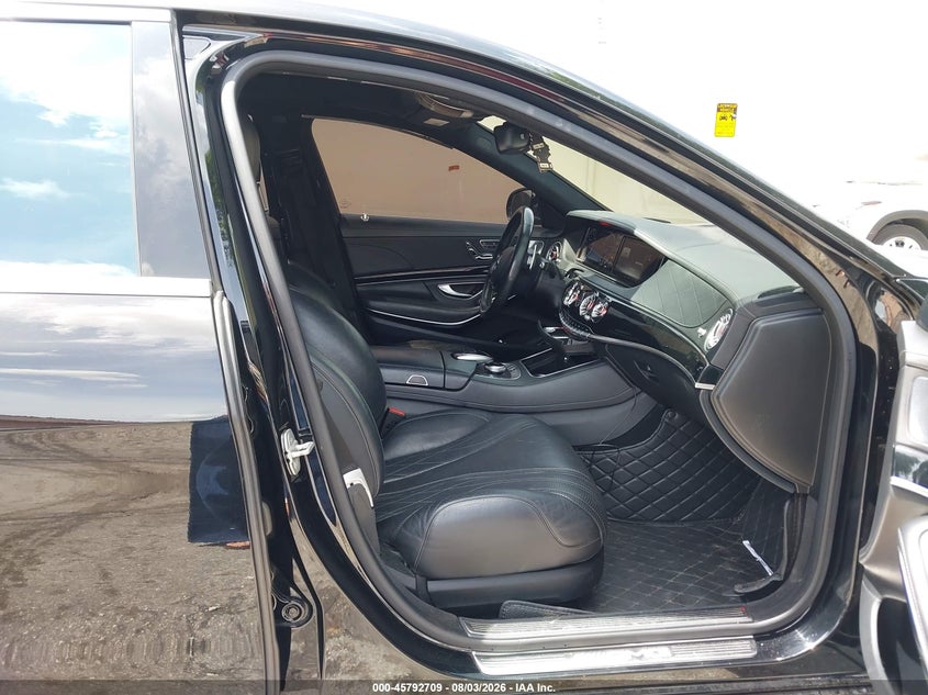 2015 MERCEDES-BENZ S 63 AMG auction photo 5