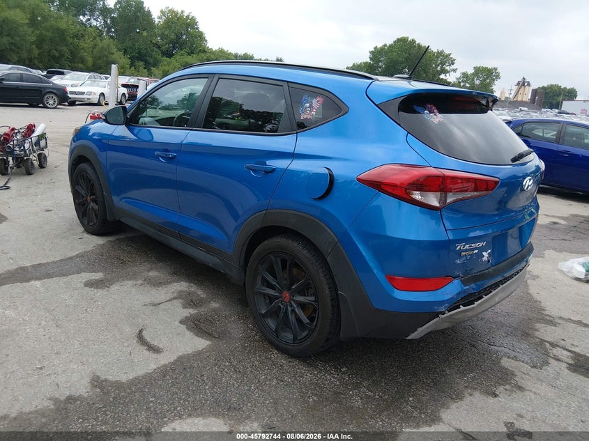 Vin: km8j3ca21hu445845, lot: 46291575, hyundai tucson night 20173