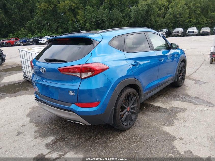 Vin: km8j3ca21hu445845, lot: 46291575, hyundai tucson night 20174