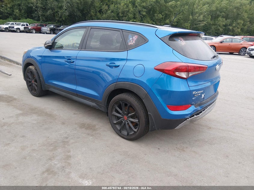 Vin: km8j3ca21hu445845, lot: 46291575, hyundai tucson night 20173