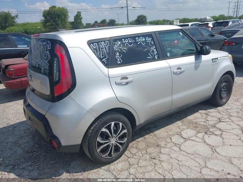 Vin: kndjp3a52g7818570, lot: 46291579, kia soul + 20164