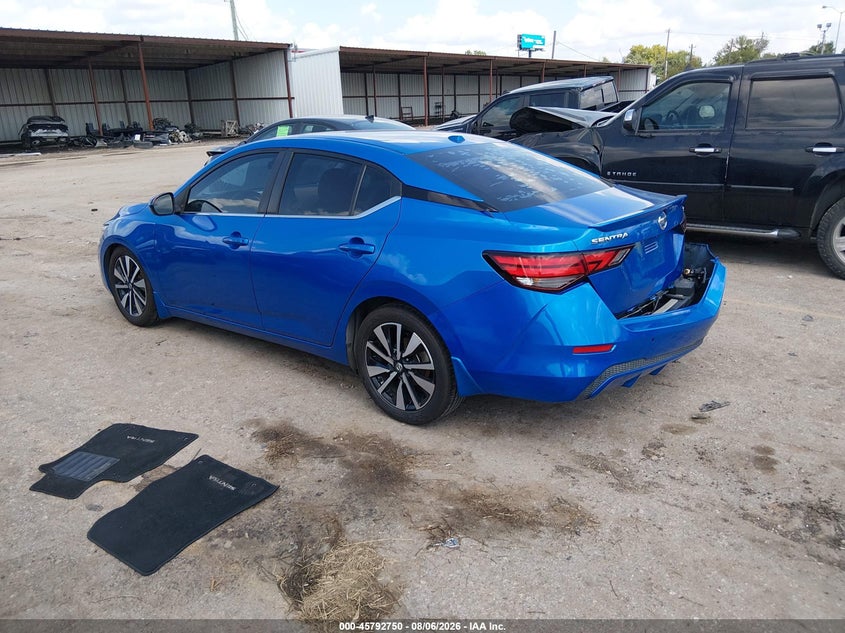 Vin: 3n1ab8cv9my274719, lot: 46291581, nissan sentra sv xtronic cvt 20213