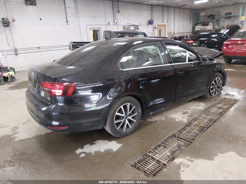 Vin: 3vwdb7aj9hm275223, lot: 46291605, volkswagen jetta 1.4t se 20174