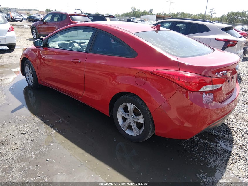 Vin: kmhdh6ae1du005175, lot: 46291606, hyundai elantra gs 20133