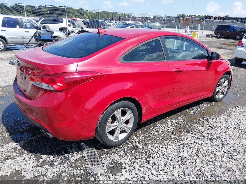 Vin: kmhdh6ae1du005175, lot: 46291606, hyundai elantra gs 20134
