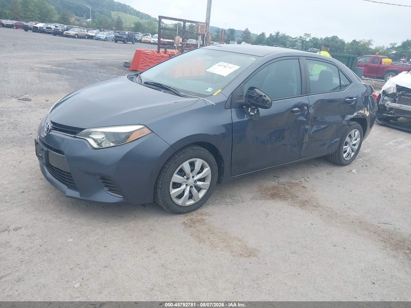 Vin: 2t1burhe4gc646076, lot: 46291612, toyota corolla le 20162