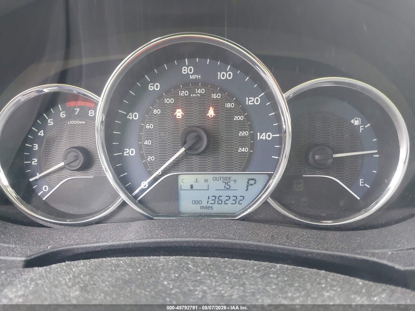 2016 TOYOTA COROLLA auction photo 7