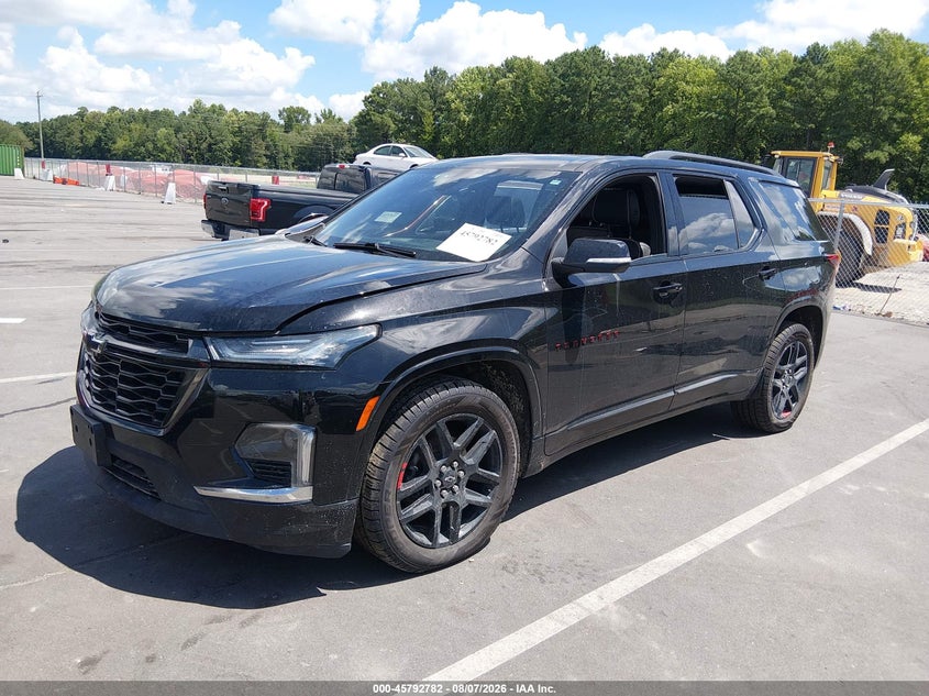 Vin: 1gnevkkw3pj259694, lot: 46291613, chevrolet traverse awd premier 20232