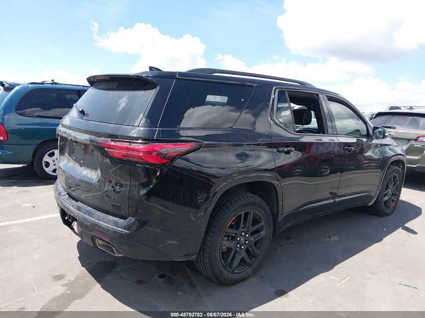 Vin: 1gnevkkw3pj259694, lot: 46291613, chevrolet traverse awd premier 20234