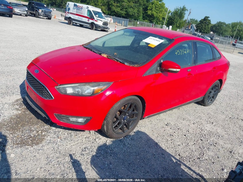 Vin: 1fadp3f25gl267334, lot: 46291632, ford focus se 20162