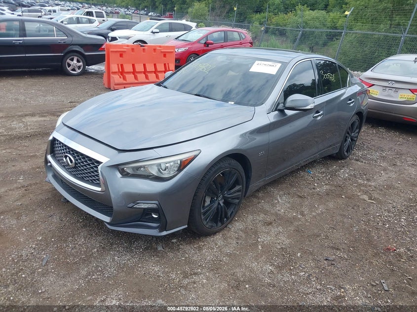 Vin: jn1ev7ar7km558150, lot: 46291633, infiniti q50 3.0t sport 20192