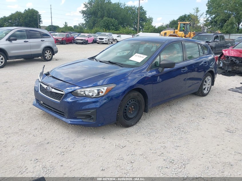 2017 Subaru Impreza, Удар спереди, IAAI, VIN 4S3GTAA60H3754072 — фото 2