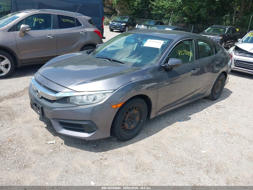 2016 Honda Civic, Обычный износ, IAAI, VIN 19XFC2F53GE250902 — фото 2