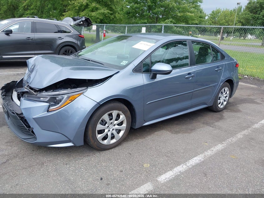 Vin: 5yfb4mde8rp221309, lot: 46291679, toyota corolla le 20242