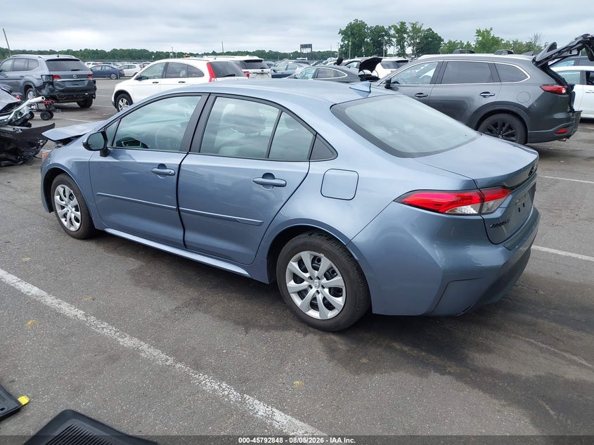 Vin: 5yfb4mde8rp221309, lot: 46291679, toyota corolla le 20243