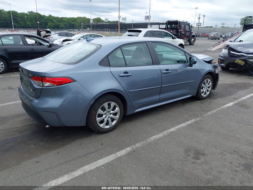 Vin: 5yfb4mde8rp221309, lot: 46291679, toyota corolla le 20244
