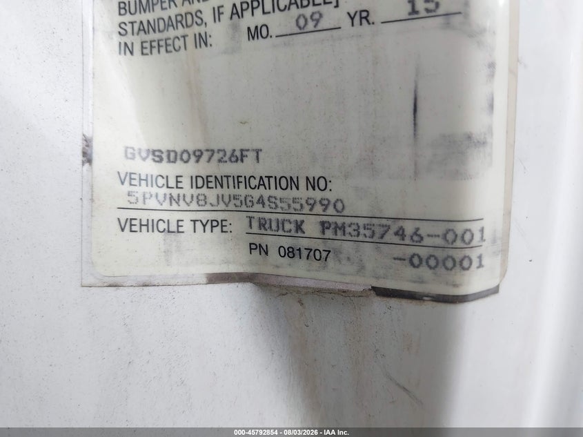 2016 HINO HINO 338 auction photo 8