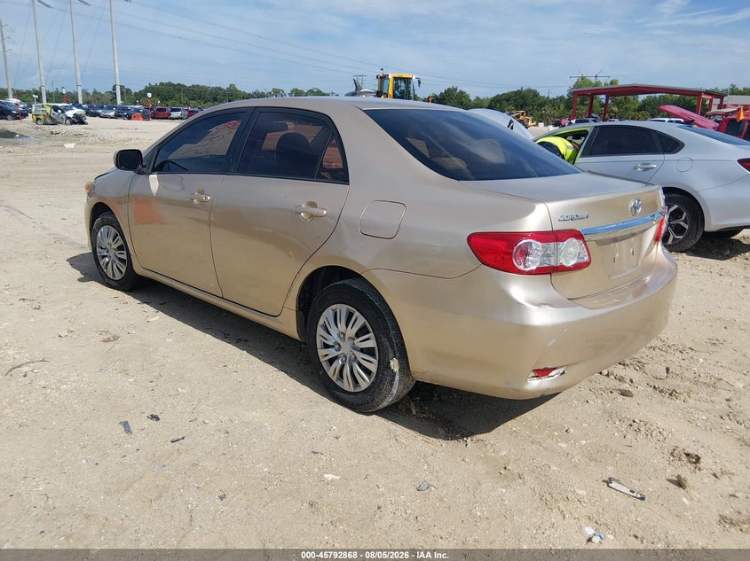 Vin: jtdbu4ee7b9155541, lot: 46291699, toyota corolla le 20113