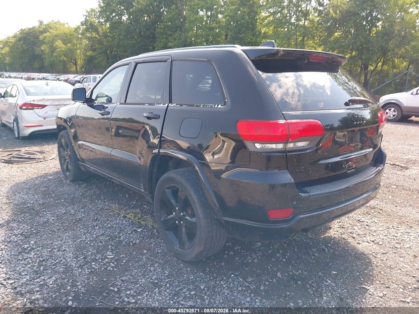 Vin: 1c4rjfag4fc692662, lot: 46291702, jeep grand cherokee altitude 20153