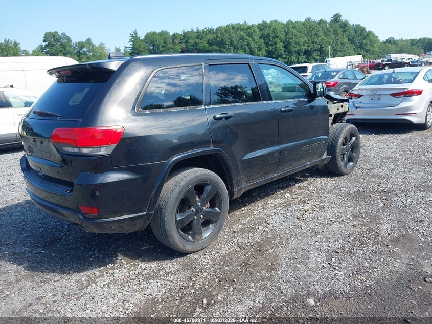Vin: 1c4rjfag4fc692662, lot: 46291702, jeep grand cherokee altitude 20154