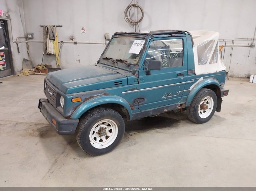 1988 SUZUKI SAMURAI auction photo 2