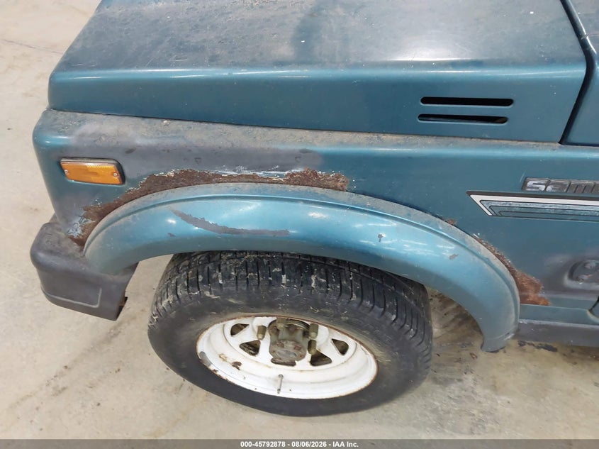 1988 SUZUKI SAMURAI auction photo 6