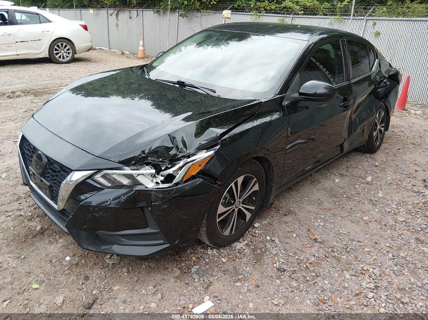 Vin: 3n1ab8cv9my230459, lot: 46291739, nissan sentra sv xtronic cvt 20212