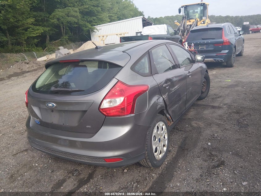 Vin: 1fahp3k2xcl124252, lot: 46291747, ford focus se 20124