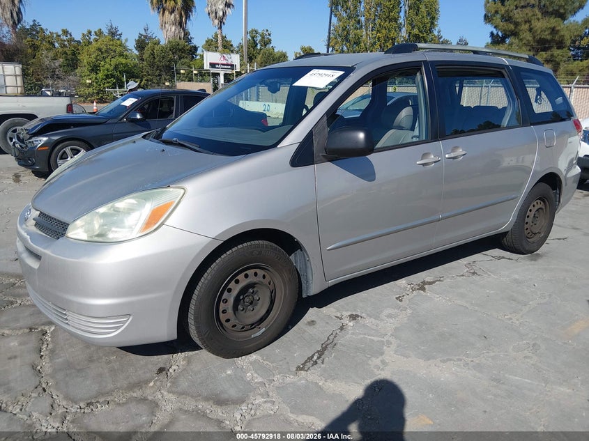 2004 Toyota Sienna, Звичайний знос, IAAI, VIN 5TDZA23C94S041820 — фото 2