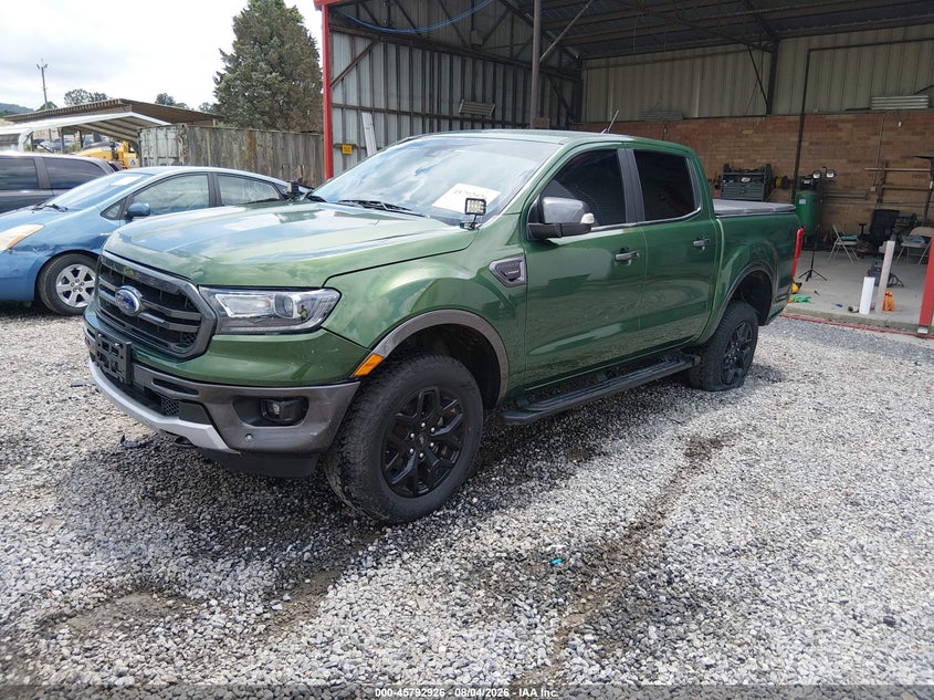 Vin: 1fter4fh3ple08971, lot: 46291757, ford ranger lariat 20232