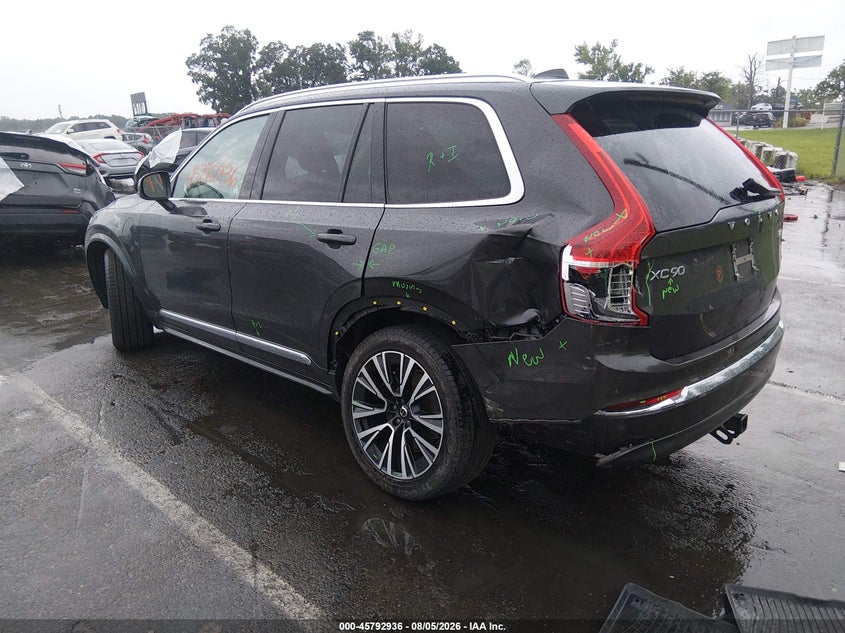 Vin: yv4h60je4s1330374, lot: 46291768, volvo xc90 plug-in hybrid t8 plus 6-seater 20253