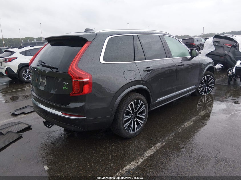 Vin: yv4h60je4s1330374, lot: 46291768, volvo xc90 plug-in hybrid t8 plus 6-seater 20254